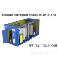 Mobile nitrogen production plant